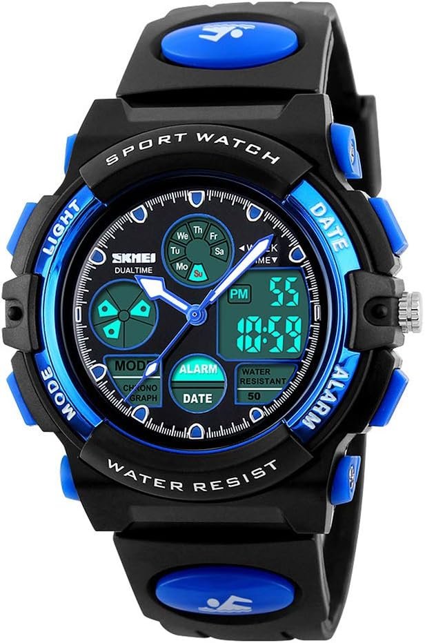 61FwWKBGiCL._AC_SL1010_ Kids Sports Watch Waterproof Boys Multi-Function Digital Wristwatch LED Alarm Stopwatch