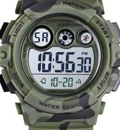 Watches for Kids Digital Sport Waterproof Boys Girls Watch Outdoor Wristwatch
