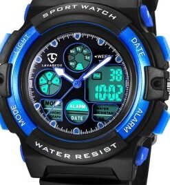 Waterproof Watch with Alarm Clock Stopwatch Wrist Watch