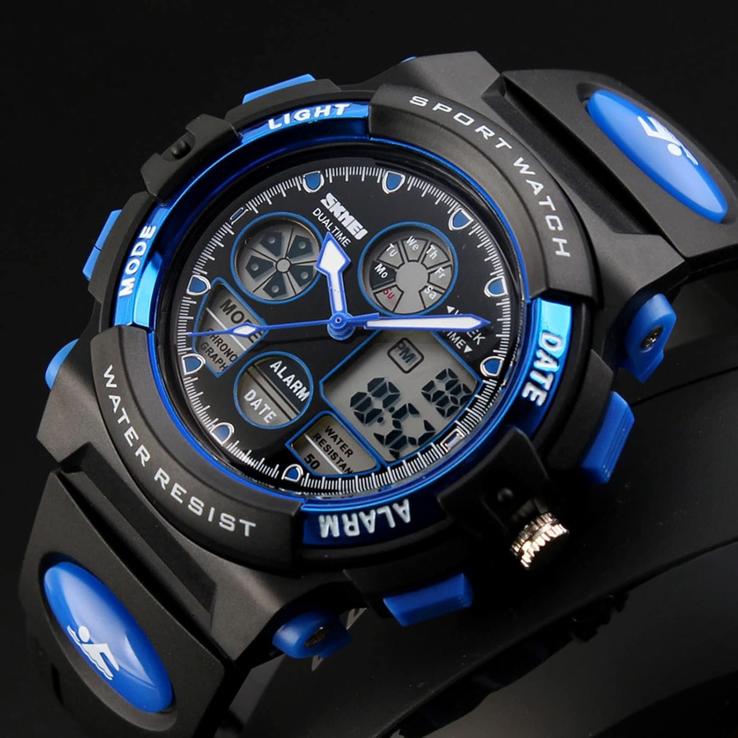 71RaCtDJF1L._AC_SL1500_ Kids Sports Watch Waterproof Boys Multi-Function Digital Wristwatch LED Alarm Stopwatch