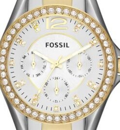 Watch with Crystal and Stainless Steel Bracelet Band