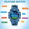 Watch Digital Outdoor Sport Waterproof Boys Watches